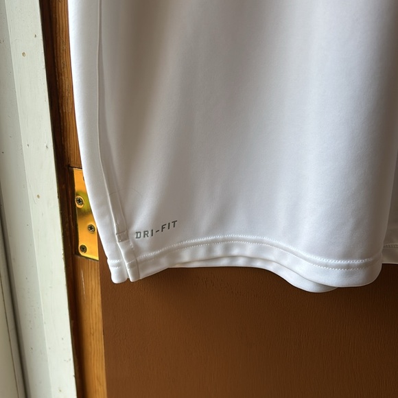 Nike Dry-Fit polo shirt with WV logo, size XL, white w/ blue logo and on sleeve - Picture 2 of 7